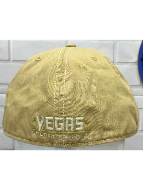 Vegas Golden Knights NHL 47 Brand Beige Ball Cap Embroidered Logo XX-Large Licen - Picture 2 of 13
